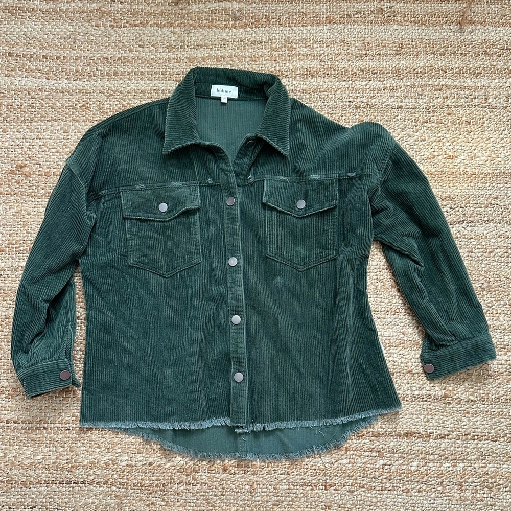 Bohme’ Dark Green Corduroy Jacket